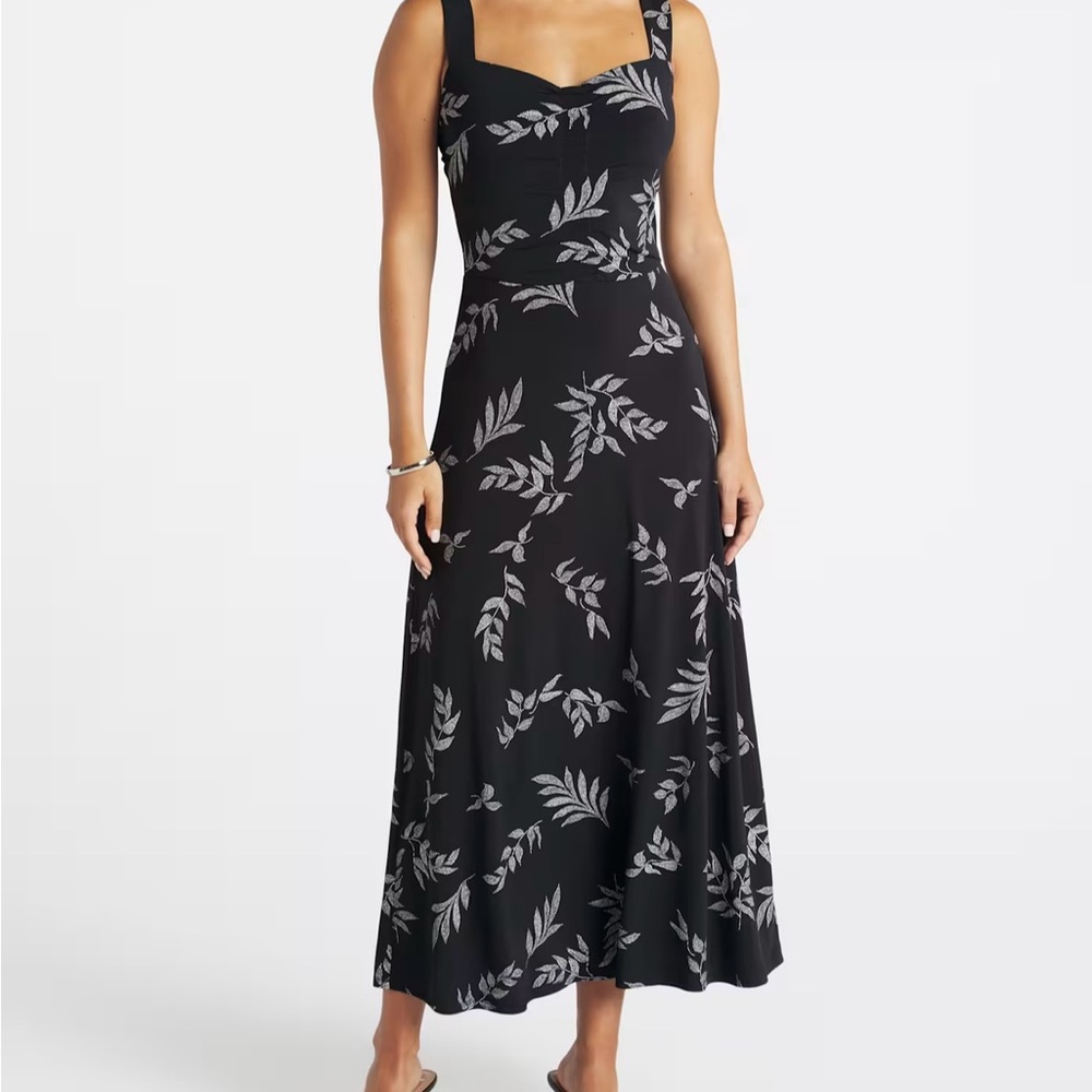 Anya Sweetheart Midi Dress NWT